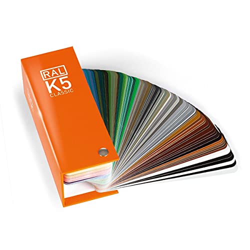 RAL K5 Farbfächer, 215 ganzseitige Farbmuster, glänzend, 8 Sprachen von RAL