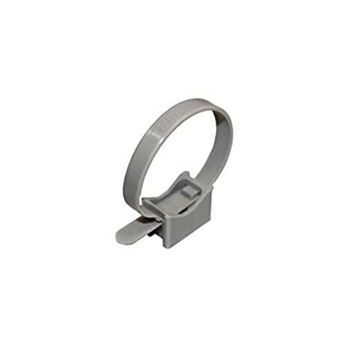 RAM CHEVILLES ET FIXATIONS Kabelbinder, Grau, 16/32 mm, 100 Stück von RAM CHEVILLES ET FIXATIONS