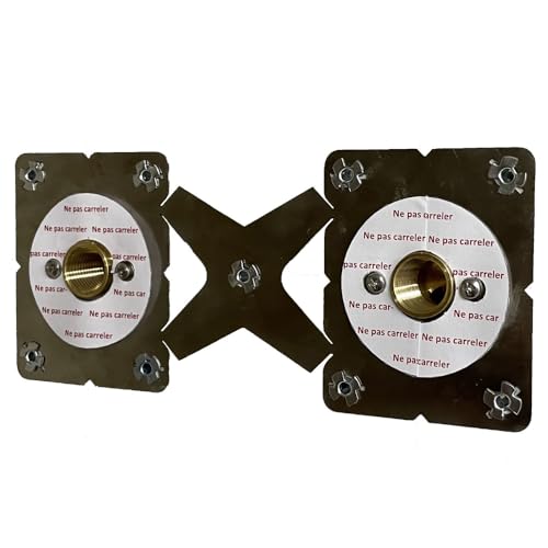 RAM CHEVILLES ET FIXATIONS RAM17212 Wasserhahn-Set, 12 Stück, Grau von RAM CHEVILLES ET FIXATIONS