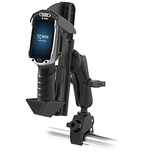 RAM MOUNTS Quick-Draw Holder with Tough Claw for Zebra TC8000, TC8300, W126109009 (Claw for Zebra TC8000, TC8300 Quick-Draw, Barcode Scanner, Passive Holder, Indoor, Black) von RAM MOUNTS