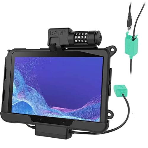 RAM MOUNTS UNPKD RAM Power and Data W/ 2 USB-A Female SOCKETS Combo, W126108830 (USB-A Female SOCKETS Combo Locking Cradle for TAB Active PRO Supports Handstand) von RAM MOUNTS
