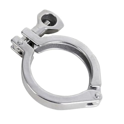 1 Satz 1,5 Zoll 2 Zoll 2,5 Zoll 3 Zoll Tri-Clamp 50,5/64/77,5/91 Mm Ferrule OD 304 Edelstahl Tri Clover Sanitärfitting For Das Brauen Zu Hause(Chuck 77.5) von RAMBEX
