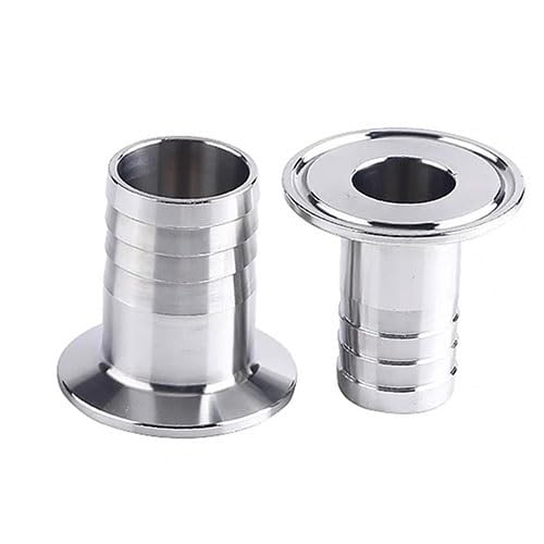 1 Stück 8 Mm - 108 Mm Sanitärschlauch-Rohrverschraubung Tri-Clamp Typ Ferrule Edelstahl 304 For Selbstgebrautes Tagebuchprodukt(25mm x Ferrule 50.5) von RAMBEX