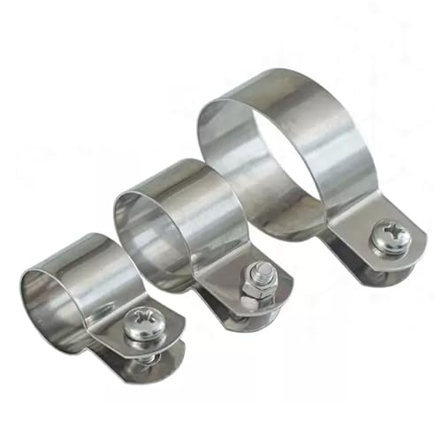 10 Stück 304 Edelstahlklemme, 10 Mm 12 16 20 25 27 32 33 35 Mm Erdungs-U-förmige Rohrklemme, Verbreiterte Rohrklemme(12mm) von RAMBEX