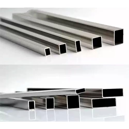 Kleines Vierkantrohr Aus Edelstahl 304, Hohler Vierkantstahlstab, Rechteckiges Rohr Mit Kleinem Durchmesser, 10 X 10 Mm, 12 X 12 Mm, 12,7 X 12,7 Mm, 15 X 15 Mm, 1 Stück(12.7x12.7x1mm) von RAMBEX