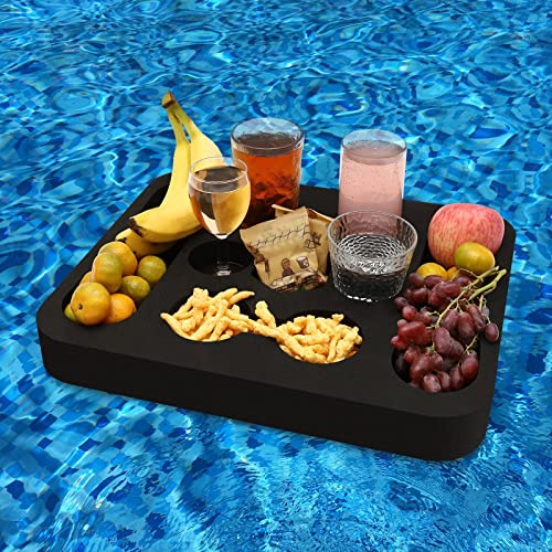 RAMIEYOO Schwimmender Getränkehalter, Erfrischungstisch-Tablett für Pool, Strandparty oder Whirlpool, Float Loung, vielseitig und tragbar von RAMIEYOO