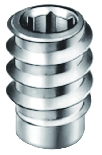 RAMPA MUFFEN/Gewindemuffe/Gewindeeinsatz/Einschraubmutter Typ SK, Stahl verzink, M10 Innengewinde (d). 18,5mm Durchmesser (D) X 30mm Länge (L), 10 Stück von RAMPA