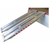 Alu Laderampe 3m geriefelt - Breite 450mm - Traglast bis 29t - Als Stückware verkauft - M120F/450/3000 von RAMPE DE CHARGEMENT - MATISERE