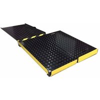 Anti-Rutsch Rollstuhlrampe Plattform-Set beka 18-25cm zu überwinden - PFFBK02 von RAMPE DE CHARGEMENT - MATISERE