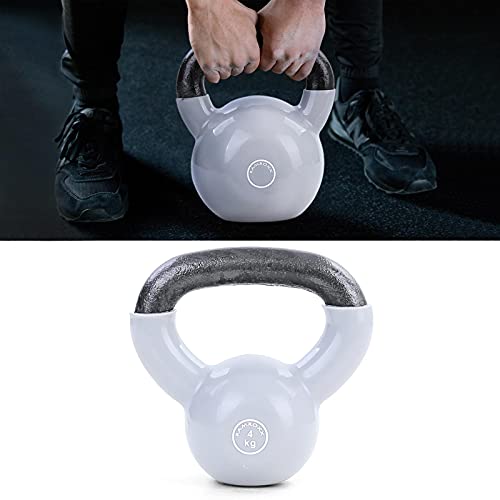 RAMROXX 4 kg Gusseisen Vinyl Kettlebell Kugelhantel Premium Schwunghantel Schwarz Grau RAMROXX 4 kg Gusseisen Vinyl Kettlebell Kugelhantel Premium Schwunghantel Schwarz Grau von RAMROXX
