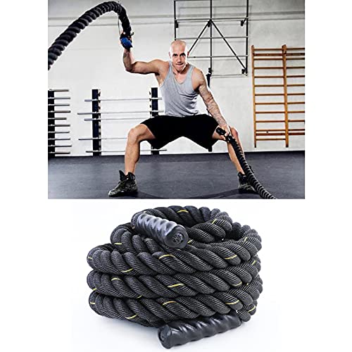 RAMROXX Battle Rope Trainingstau Schwungseil Schlagseil 9 Meter 38mm 7kg von RAMROXX