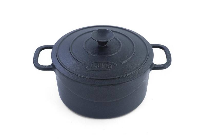RAMROXX Bratentopf 24cm Kochtopf Bräter Gusseisen Grill Antihaft beschichtet Massiv von RAMROXX