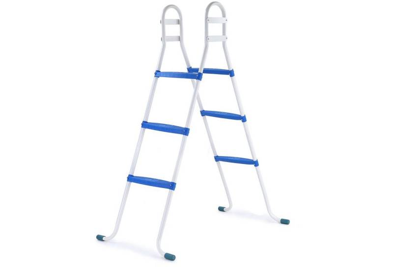 RAMROXX Poolleiter Poolleiter mit 3 blauen Stufen bis 105cm für Bestway Intex Pool, bis zu einer Beckenhöhe von 105cm RAMROXX Poolleiter Poolleiter mit 3 blauen Stufen bis 105cm für Bestway Intex Pool, bis zu einer Beckenhöhe von 105cm von RAMROXX