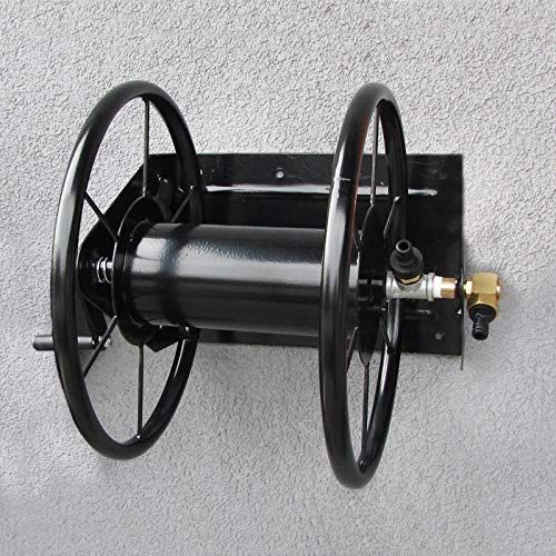 RAMROXX Schlauch Wandhalter Schlauchaufroller bis 60m Gartenschlauch von RAMROXX