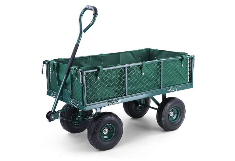 RAMROXX Schubkarre Transportwagen Gartenwagen Gerätewagen mit Luftbereifung XL 300 KG von RAMROXX