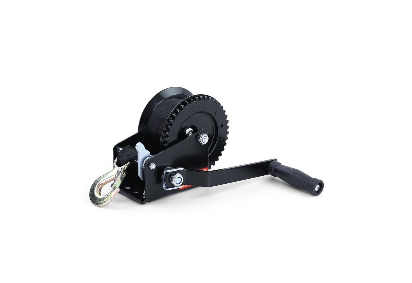 RAMROXX Seilwinde Profi Seilwinde Handwinde Schwarz mit Gurtband 600kg 8 Meter RAMROXX Seilwinde Profi Seilwinde Handwinde Schwarz mit Gurtband 600kg 8 Meter von RAMROXX