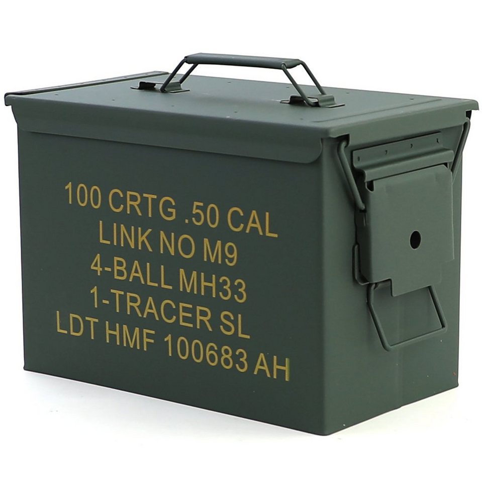 RAMROXX Transportbehälter Munitionskiste Ammo Box Metallkiste Metallbox 327x185x227mm grün RAMROXX Transportbehälter Munitionskiste Ammo Box Metallkiste Metallbox 327x185x227mm grün von RAMROXX