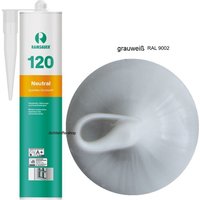 Ramsauer ® - Ramsauer 120 Neutral Fenster Silikon Fugen Dichtstoff 310ml Kartusche Grauweiß ral 9002 von RAMSAUER®