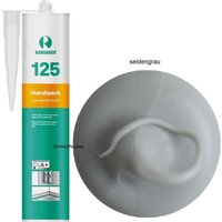 Ramsauer ® - Ramsauer 125 Handwerk Neutral Silikon Dichtstoff 310ml Kartusche seidengrau von RAMSAUER®