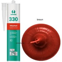 Ramsauer ® - Ramsauer 330 Hitzefest braun Silikon Fugen Dichtstoff 310ml Kartusche von RAMSAUER®