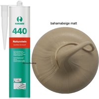 Ramsauer ® - Ramsauer 440 Naturstein Silikon Fugen Dichtstoff 310ml Kartusche bahamabeige matt von RAMSAUER®