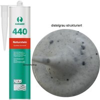 Ramsauer ® - Ramsauer 440 Naturstein Silikon Fugen Dichtstoff 310ml Kartusche distelgrau strukturiert von RAMSAUER®