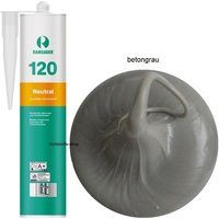 Ramsauer ® - Ramsauer 120 Neutral Fenster Silikon Fugen Dichtstoff 310ml Kartusche betongrau von RAMSAUER®