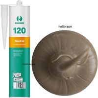 Ramsauer ® - Ramsauer 120 Neutral Fenster Silikon Fugen Dichtstoff 310ml Kartusche hellbraun von RAMSAUER®