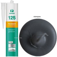 Ramsauer ® - Ramsauer 125 Handwerk Neutral Silicon Dichtstoff 310ml Kartusche eisengrau von RAMSAUER®