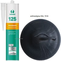 Ramsauer ® - Ramsauer 125 Handwerk Neutral Silikon Dichtstoff 310ml Kartusche anthrazitgrau ral 7016 von RAMSAUER®