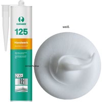 Ramsauer ® - Ramsauer 125 Handwerk Neutral Silikon Dichtstoff 310ml Kartusche weiß von RAMSAUER®