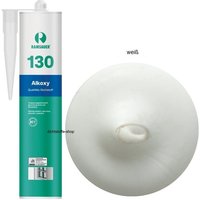Ramsauer 130 Alkoxy Silikon Fugen Dichtstoff 310ml Kartusche weiß von RAMSAUER®