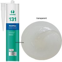 Ramsauer ® - Ramsauer 131 Multiflex Silikon Fugen Dichtstoff 310ml Kartusche transparent von RAMSAUER®