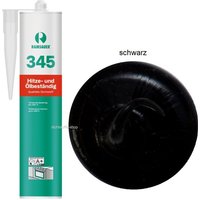 Ramsauer ® - Ramsauer 345 Hitze-ÖL Beständig Silikon Fugen Dichtstoff 290ml Kartusche schwarz von RAMSAUER®