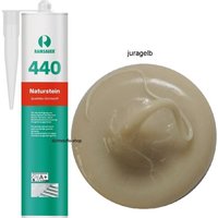Ramsauer ® - Ramsauer 440 Naturstein Silikon Fugen Dichtstoff 310ml Kartusche juragelb von RAMSAUER®