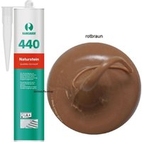 Ramsauer 440 Naturstein Silikon Fugen Dichtstoff 310ml Kartusche rotbraun von RAMSAUER®