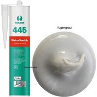 Ramsauer ® - Ramsauer 445 Stein+Sanitär Silikon Fugen Dichtstoff 310ml Kartusche fugengrau von RAMSAUER®