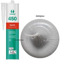 Ramsauer 450 Sanitär Silikon Fugen Dichtstoff 310ml Kartusche distelgrau von RAMSAUER®