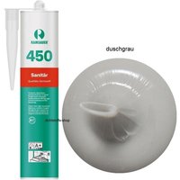 Ramsauer 450 Sanitär Silikon Fugen Dichtstoff 310ml Kartusche duschgrau von RAMSAUER®