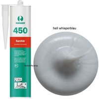 Ramsauer 450 Sanitär Silikon Fugen Dichtstoff 310ml Kartusche hell whisperblau von RAMSAUER®