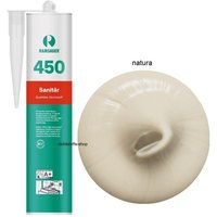 Ramsauer ® - Ramsauer 450 Sanitär Silikon Fugen Dichtstoff 310ml Kartusche natura von RAMSAUER®