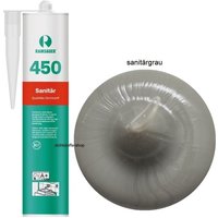 Ramsauer ® - Ramsauer 450 Sanitär Silikon Fugen Dichtstoff 310ml Kartusche sanitärgrau von RAMSAUER®