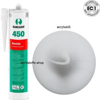 Ramsauer 450 Sanitär 1K Silicon Dichtstoff 310ml Kartusche acrylweiß von RAMSAUER®