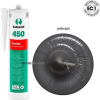 Ramsauer 450 Sanitär 1K Silikon Dichtstoff 310ml Kartusche anthrazit von RAMSAUER®