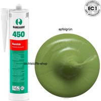 Ramsauer 450 Sanitär 1K Silikon Dichtstoff 310ml Kartusche apfelgrün von RAMSAUER®