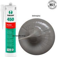 Ramsauer 450 Sanitär 1K Silikon Dichtstoff 310ml Kartusche betongrau von RAMSAUER®