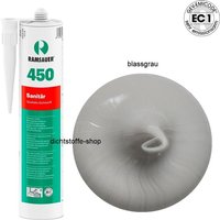 Ramsauer 450 Sanitär 1K Silikon Dichtstoff 310ml Kartusche blassgrau von RAMSAUER®