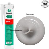 Ramsauer 450 Sanitär 1K Silikon Dichtstoff 310ml Kartusche fugengrau von RAMSAUER®