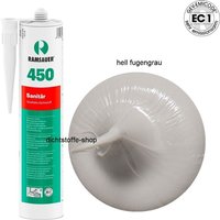 Ramsauer 450 Sanitär 1K Silikon Dichtstoff 310ml Kartusche hell fugengrau von RAMSAUER®