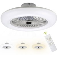 Randaco - swanew Deckenventilator Beleuchtung Dimmbar Deckenleuchte Ventilator für Wohnzimmer Licht Lüfter von RANDACO